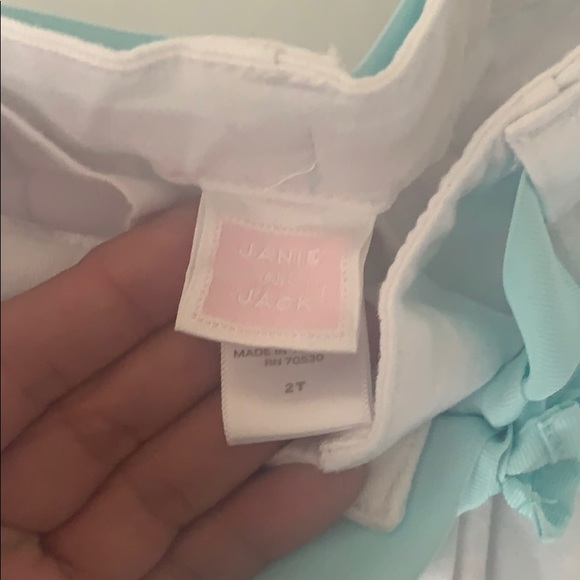 Janie & Jack white toddler girl pants size 2T - Picture 2 of 4